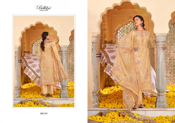 Belliza Harnaaz Designer Cotton Digital Printed Dress Materials